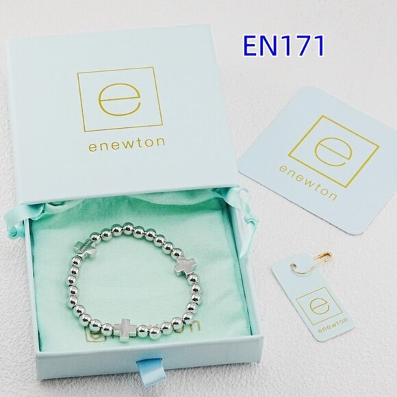 Enewton White Gold Cross Bracelet - Picture 5 of 6